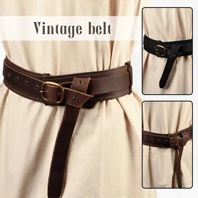 Medieval Vintage Waist Belt Knight Armor Viking Pirate Costume Accessories New • £13.93