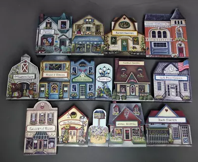 Brandywine Woodcrafts Inc Shelf Sitters- Busy Street Lot Of 15 • $85