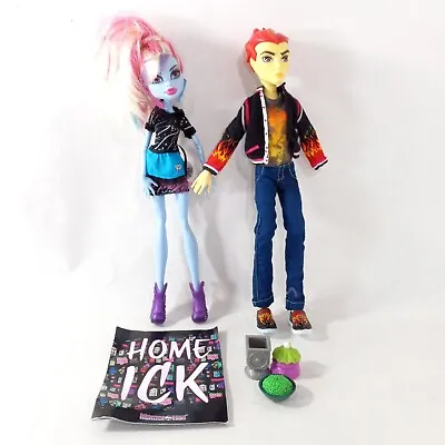 Monster High Dolls Heath Burns Abbey Bominable Home Ick Double Recipe Incomplete • $44.53