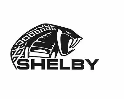 Vinyl Decal- Fits Ford Shelby Racing (Pick Size & Color) Car Truck Sticker • $3.99