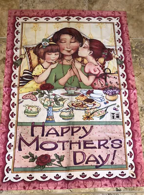 MARY ENGELBREIT Large HAPPY MOTHERS DAY Flag Banner ME Hamilton Collection • $19.95