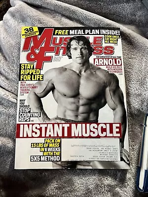 Muscle & Fitness Magazine November 2011 Arnold Schwarzenegger Ripped Meal Plan • $12.79