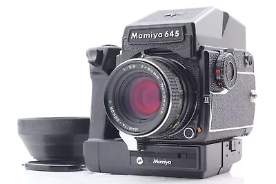 【N MINT W/Hood 】 Mamiya M645 1000S AE Prism Finder Sekor C 80mm F/2.8 Lens JAPAN • $439.99