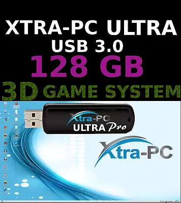 XTRA-PC ULTRA PRO 128 GB USB Based PORTABLE OPERATING SYSTEMHDD & SSD RECOVERY • $125