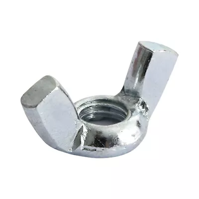 Wing Nuts M6 M8 M10 M12 M16 Bzp Butterfly Nuts To Fit Bolts & Screws Low Prices • £49.99