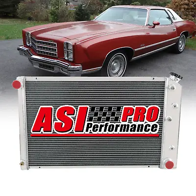 3 Row Aluminum Radiator For Chevy 1968~73 Chevelle /70-77 Monte Carlo El Camino • $159