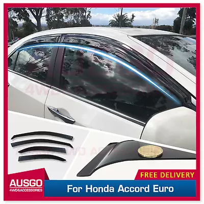 AUSGO Weather Shields For Honda Accord Euro CU 2008-2014 Window Visors • $60.71