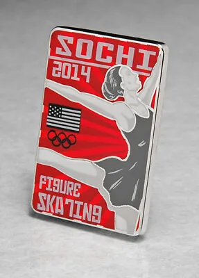 Team Usa Usoc 2014 Sochi Olympic Games Pin Figure Skating 2022 Beijing Trader  • $5.95