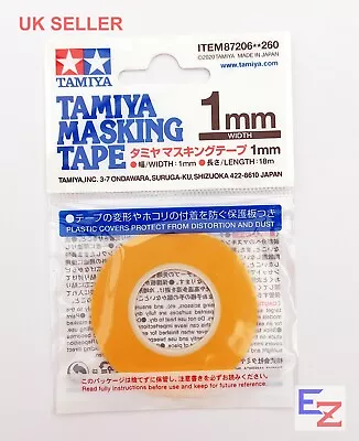 Tamiya 87206 Masking Tape 1mm X18m Roll For Paint Spray Model UK • £4.48