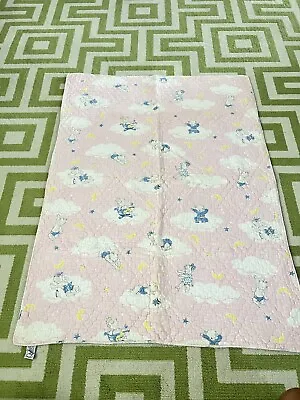 Vintage Quiltex Sleepytime Baby Crib Blanket Comforter MADE IN USA • $20