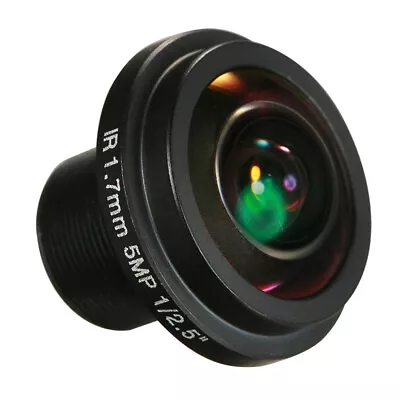 1.7mm Fisheye Lens  5Megapixel  Mount 1/2.5  F2.0 For CCTV IP  F8C8 • £9.43