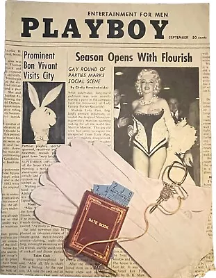 September 1955 Playboy Magazine In Very Good Condition Marilyn Monroe Cover • $89.98