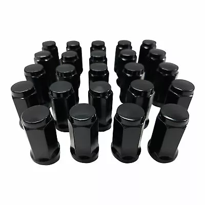 24 X Extreme 12x1.5 Long Black Acorn Wheel Nut Mag Steel Fits Holden Honda Mitsu • $50.95