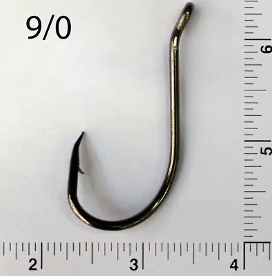 PACK OF 50 Size 9/0 TACKLEWORKS Octopus J Fishing Hooks 8299 • $14.35