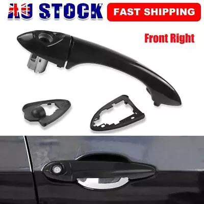 Outer Door Handle Front Right Side RHD Dumb Black For BMW X5 E53 2000-2005 2006 • $31.33