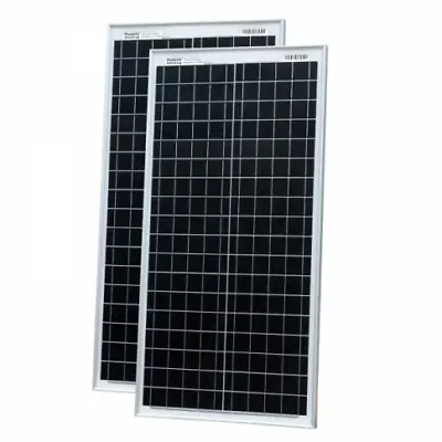 80W (40W+40W) Solar Panels With 2 X 5m Cable Campers Sheds Caravan Workshops ... • £159.99