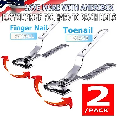 2PCS US Professional Ingrown Toenail Tool Toe Nail Clippers Pedicure Tools Use • $5.99