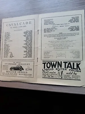 Theatre Programme 1932manchester Palacecavalcade Mary Clare • £8