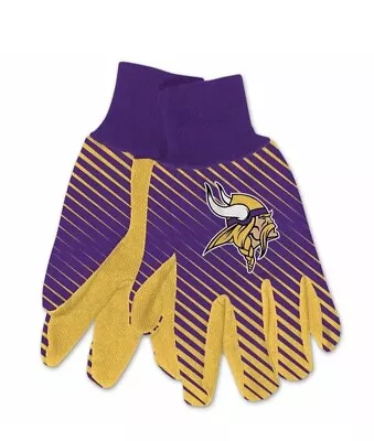 Minnesota Vikings Wincraft NFL Colored Palm Utility Work Gloves • $12.99