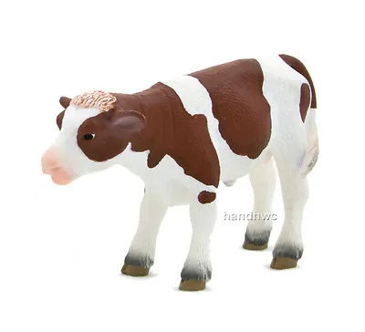 Mojo Fun 387100 Ayrshire Calf Standing - Baby Cow Toy Model - NIP • $6.99