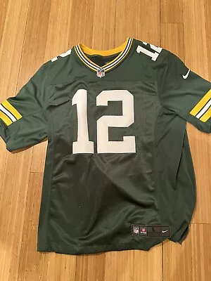 AARON RODGERS Green Bay Packers Nike LIMITED Home Jersey Stitched Men's L • $50