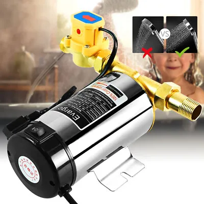 100W Automatic Water Pressure Booster Pump For Home Shower Washing Machine • $37.20