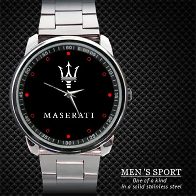 Maserati Logo Men's Stainless Metal Watch • $18.90