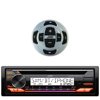 JVC KD-T92MBS Marine Bluetooth USB CD Receiver Bundle With Wired Remote Control • $225.99