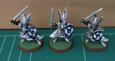 £15.74 • Buy Games Workshop LOTR Gondor Swan Knights Of Dol Amroth On Foot X 3 (QR28)