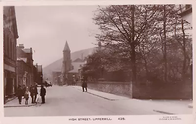 Uppermill. Early 1900s Postcard Of High Street Uppermill Oldham???. B • £3.99