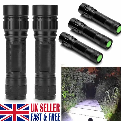 5Park SMALL TORCH Mini Handheld Powerful LED Zoom Tactical Pocket Flashlight • £19.80
