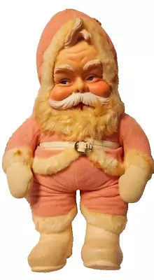Vintage Rushton Pink Santa Claus Doll • $750