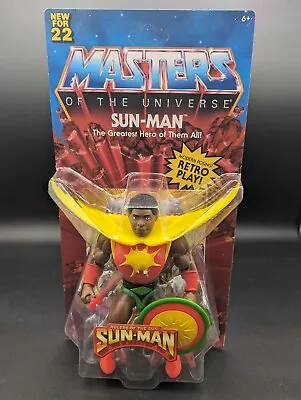 Masters Of The Universe MOTU Origins Sun Man Figure NEW Unpunched  • $11.69