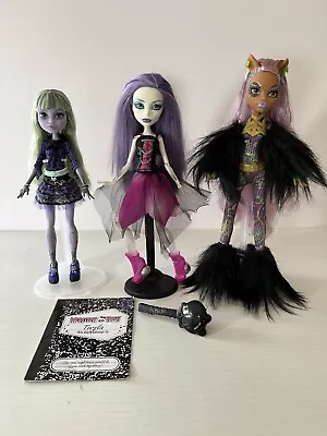 Monster High Doll Lot Twyla Clawdeen Spectra First Wave 13 Wishes Ghouls Rule • $85