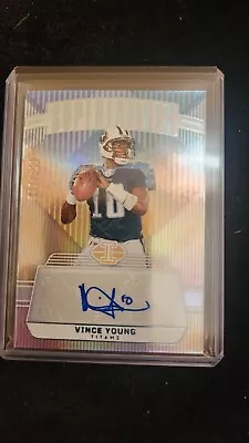 2023 Illusions Superlatives Vince Young Auto SP 54/199 Silver • $20