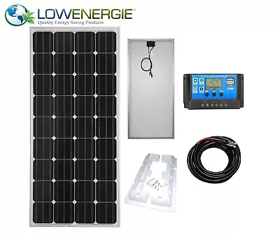 £154.99 • Buy 150w Mono Solar Panel Battery Charging Kit Controller Mounting Bracket Set K2