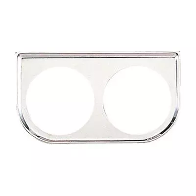 Equus Gauge Mount 9822; Dual Gauge Panel 2  Dual Fixed Panel Chrome • $9.85