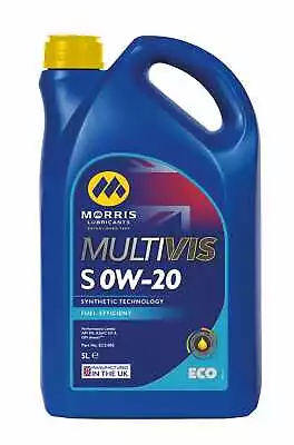 £33.98 • Buy 5LT Morris Multivis ECO S 0W-20 Honda, Suzuki, Subaru, Toyota, Mazda Mitsubishi