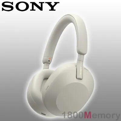 $589 • Buy GENUINE Sony WH-1000XM5 Wireless HD Noise Cancelling Over Ear Headphones Silver