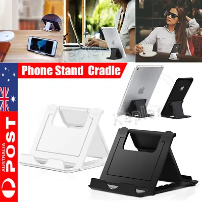 $6.54 • Buy Universal Desk Stand For Mobile Phone Tablet Holder Adjustable Foldable Portable
