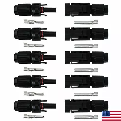 20PCS Solar Cable Connectors 4mm-6mm 30Amp Waterproof Solar Panel Wire Joiners • $10.99