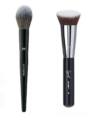 SIGMA F89 Bake Kabuki Makeup Brush + SEPHORA COLLECTION Pro Powder Brush #59 • $28.50