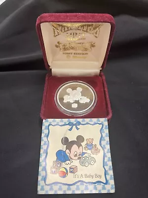 1989 Limited One Oz Silver Mickey Mouse Coin • $2