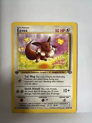 Pokemon Card-Eevee 51/64-1st Edition • £8