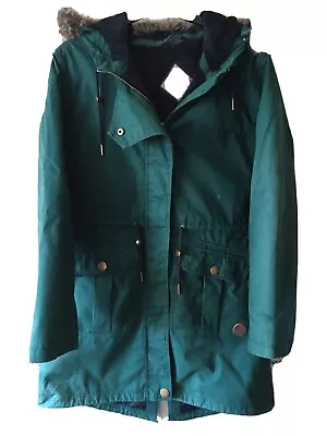 Jack Murphy Forest Green Waterproof Coat • £45