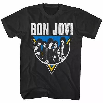 Bon Jovi Retro Rock Band Photo 80's Concert Tour T-Shirt Gift For Fans • $16.99