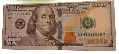 2009 $100 Dollar Bill Off Center Misaligned Error Misprint RARE Collectible • $300