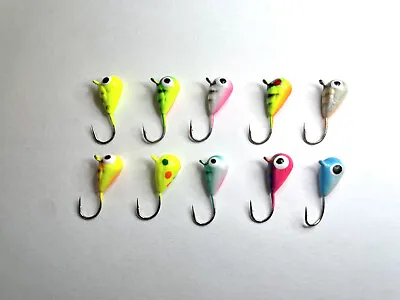 Tungsten Ice Fishing Jigs - 10 Pack Size 12 • $26