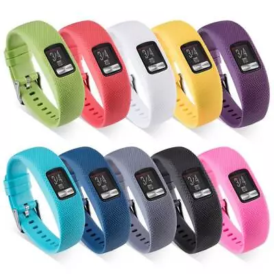 Wristband Fitness Tracker 4 Replacement Bracelet Garmin Vivofit Quality Strap • $8.94