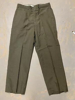 Vietnam US Marine Alpha Pants 32R USMC Green Poly/Wool 2235 Trousers 32x29 • $19.99